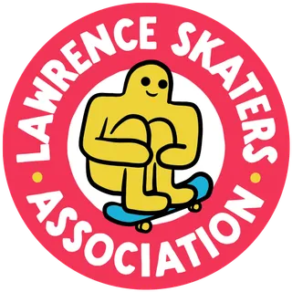 Lawrence Skaters Association logo